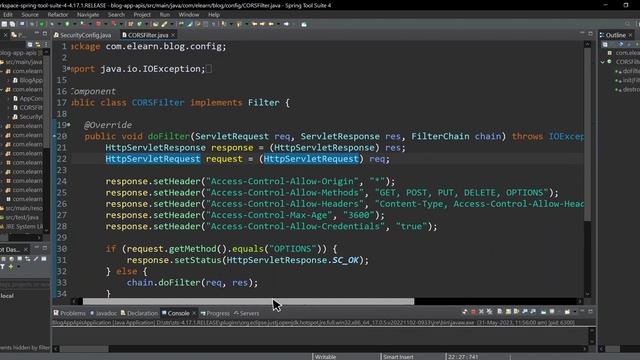 How to solve No 'Access-Control-Allow-Origin' header is present on server | Spring Boot | React Js смотреть онлайн