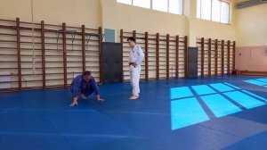 Тренировка Дзю До для начинающих, тренер Шилов Тимофей (коричневый пояс).