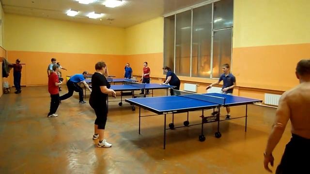 Настольный теннис. СК Алексеева. Игра на переходы смотреть онлайн