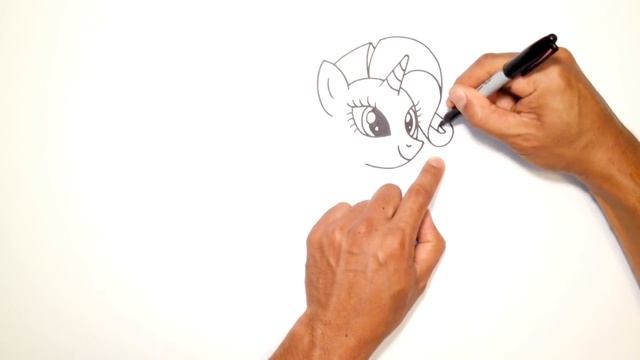How To Draw Rarity | My Little Pony
