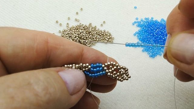 Серьги из бисера мастер класс. Серьги в комплекте к Колье Веер. #серьги #бисероплетениеукрашений смотреть онлайн