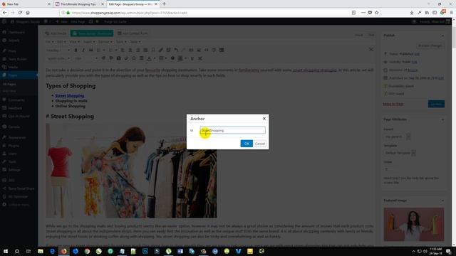 How to create table of content / anchor link in WordPress manually смотреть онлайн