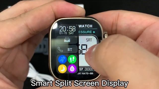 DT8 Ultra Smart Watch; 45 Seconds Quick Unboxing & Review смотреть онлайн