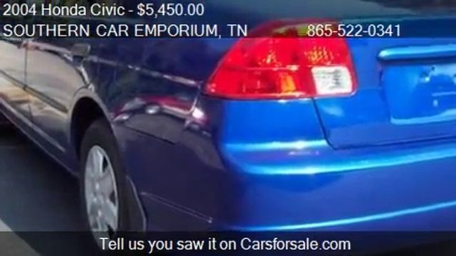 2004 Honda Civic VP Sedan AT - for sale in KNOXVILLE, TN 379 смотреть онлайн