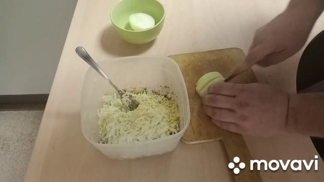 Салат из рыбных консервов смотреть онлайн