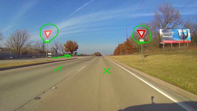 Double Yield Signs - Clip From Approved Six Hour Online Drivers Ed Course For Texas Ages 18 To 24 смотреть онлайн