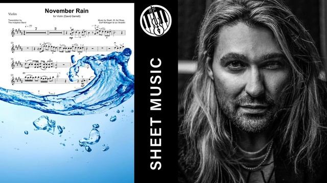 David Garrett - November Rain | Ноты для Скрипки + Минус в подарок! смотреть онлайн