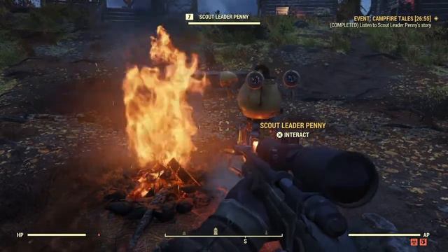 Fallout 76 - Backpacker Badge Full Walkthrough - S'mores included смотреть онлайн