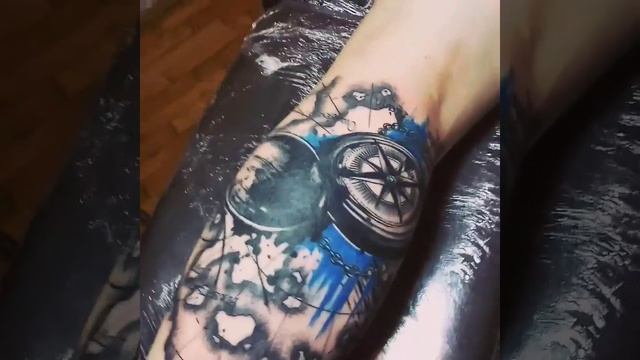 Compass Tattoo Design