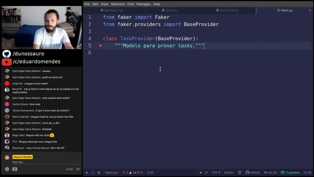 Live de Python #80 - Melhorando testes de unidade com Faker, Factory boy e Hypothesis смотреть онлайн