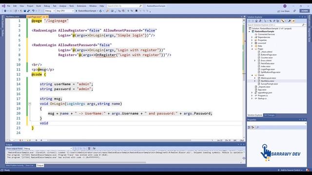 Radzen Blazor Tutorial - Login component | blazor login page | Part 4 смотреть онлайн