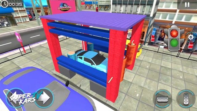 Modern Car Wash Station & Driving School - Car Wash Station Parking Simulator - Gameplay Android смотреть онлайн
