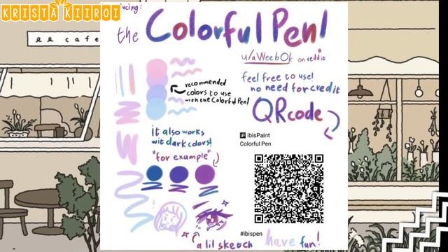 أكواد اقلام للرسم في تطبيق ibis paint X смотреть онлайн