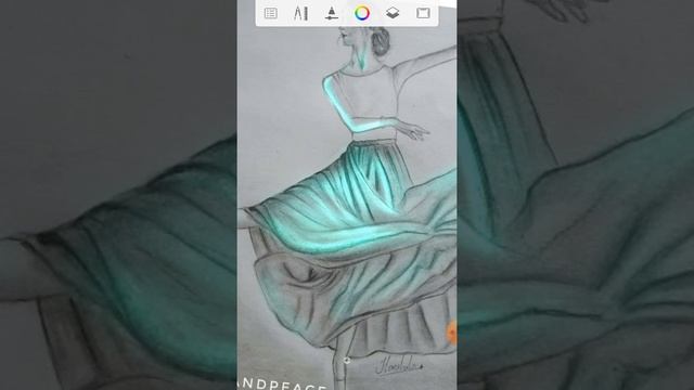 How to add Glow effect to your sketch using Autodesk sketchbook |glow art tutorial смотреть онлайн