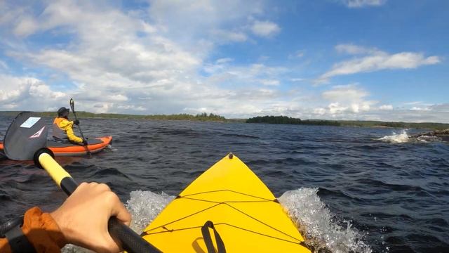 Ладожские шхеры на байдарке. Сортавала-Питкяранта. Байдарки Лена-1, Шуя-1. смотреть онлайн