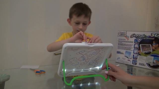 Интересная 3d доска для рисования magic drawing board смотреть онлайн