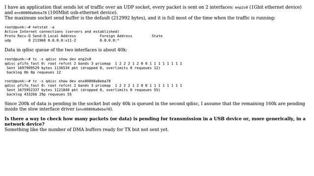 Unix & Linux: How many packets are pending inside a network interface? смотреть онлайн