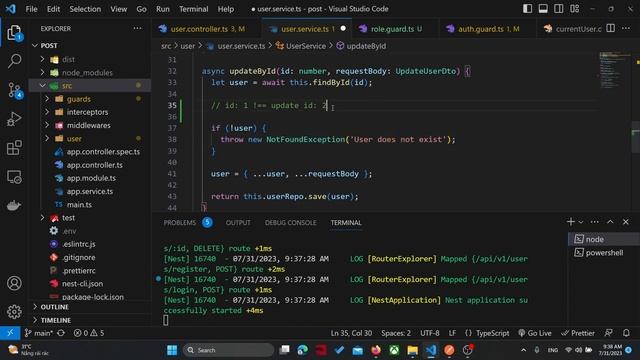 #19 Phân quyền user phần 1 | Restful API với NestJS смотреть онлайн