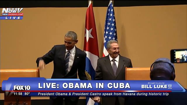 WEIRD: Cuba President Castro Just Dangled President Obama's Arm - FNN смотреть онлайн