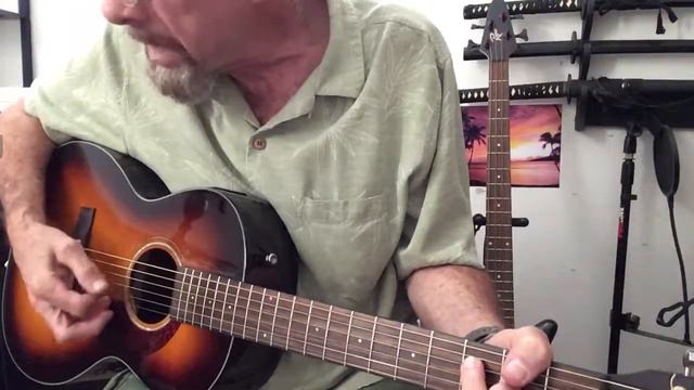 Sugar Mountain by Neil Young - Steve on a Fender CP140SE Parlor guitar смотреть онлайн