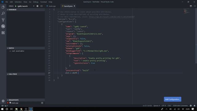 Compiling and Running C++ on VSCode on Windows смотреть онлайн