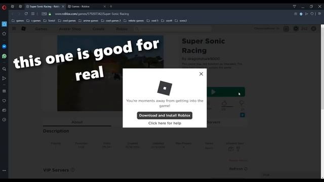 The Best Sonic Games On Roblox смотреть онлайн