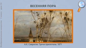 ИЗО 1 класс (Урок№14 - Весенняя декоративная композиция.)