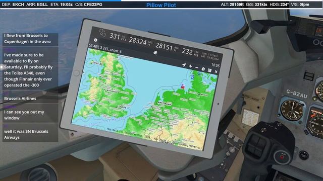 #XPlane 11 [] Just Flight BAE 146 [] Kastrup - London City [] Live On Vatsim