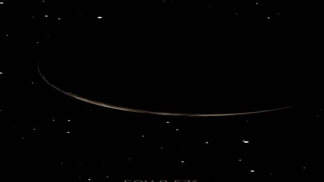 Celestial magic - Crescent Moon beautiful thin line view on 22 April 2023 #astronomy #moon #ramadan смотреть онлайн