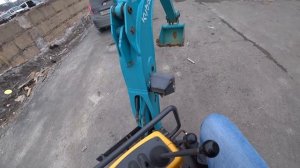 Экскаваторы из Японии без ПСМ. Kubota K-008 и Kobelko SK50UR-3. Для заработка .