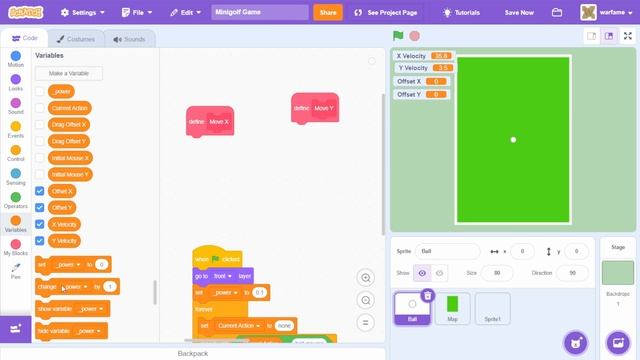 Scratch 3.0 Tutorial: How to Make a Mini Golf Game in Scratch (Part 1) смотреть онлайн