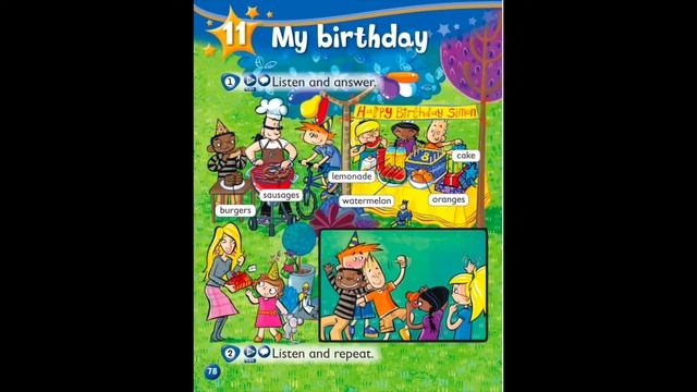 Kids Box 2, Unit 11.1 My Birthday. Listen And Answer.