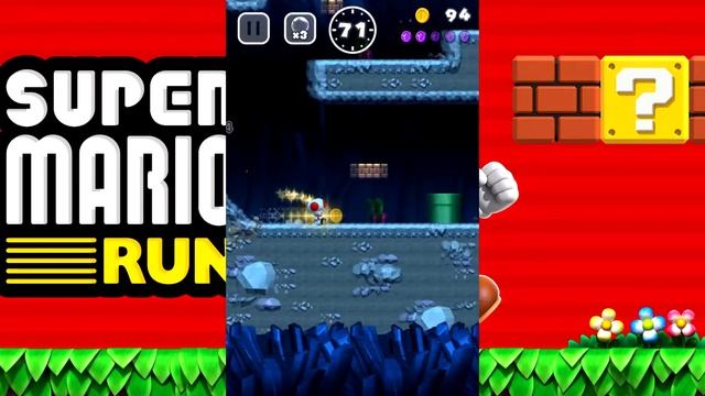 Super Mario Run: All Colored Coins for World 1 смотреть онлайн