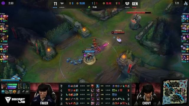 GEN vs T1 - Game 5 | Round 2 LoL MSI 2023 Main Stage | Gen.G vs T1 G5 full game смотреть онлайн