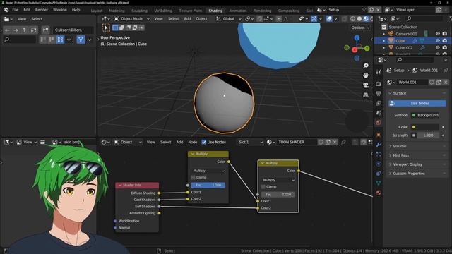 How to make the Perfect Toon Shader in Blender (Goo Engine) - The Shader Info Node смотреть онлайн