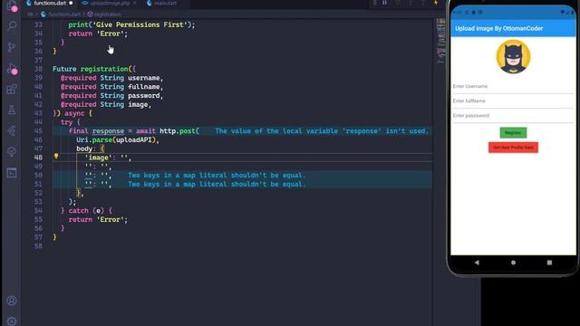 Flutter Upload Images to MySQL - PHP | Flutter Store Images in MySQL as Bytes | #OttomanCoder смотреть онлайн