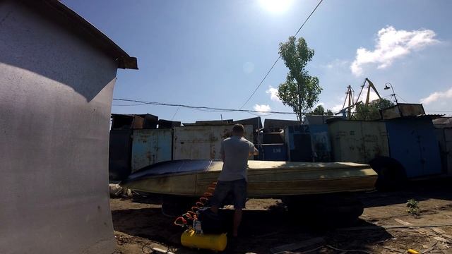 Ремонт и тюнинг лодки Обь 1 часть 3 смотреть онлайн