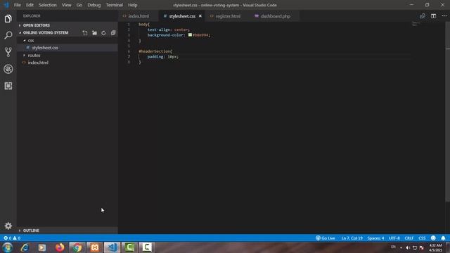 Online Voting System in PHP | Part 3 Tutorial | PHP Mini Project with Source Code | CSS Basics смотреть онлайн