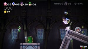 New Super Luigi U Deluxe ⁴ᴷ Full Playthrough (Warps) 4-Player