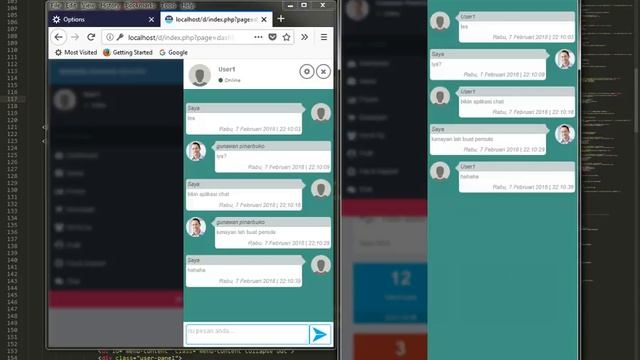 Buat Aplikasi Chat Sederhana PHP dan AJAX смотреть онлайн