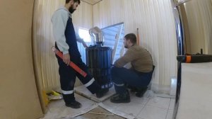 Сборка и Установка банной печи Везувий