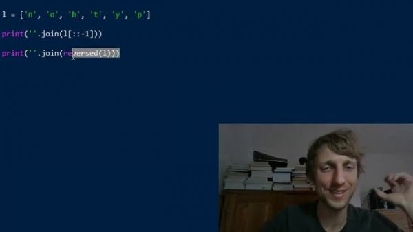 The Most Pythonic Way to Join a List in Reverse Order