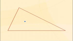 Построение окружности, вписанной в треугольник