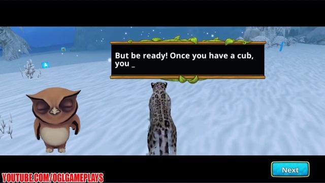 Snow Leopard Family Sim Online Gameplay (Android iOS) смотреть онлайн