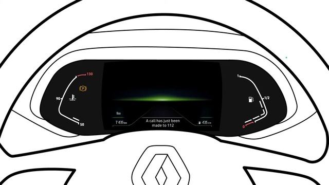 Storitev Renault EASY LINK - Povezana pomoč: klic v sili смотреть онлайн