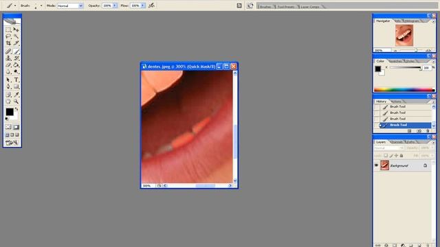 Photoshop CS2 dentes brancos смотреть онлайн