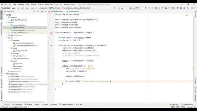 How to implement Double Tap feature to a Button | Android Studio | Kotlin | смотреть онлайн