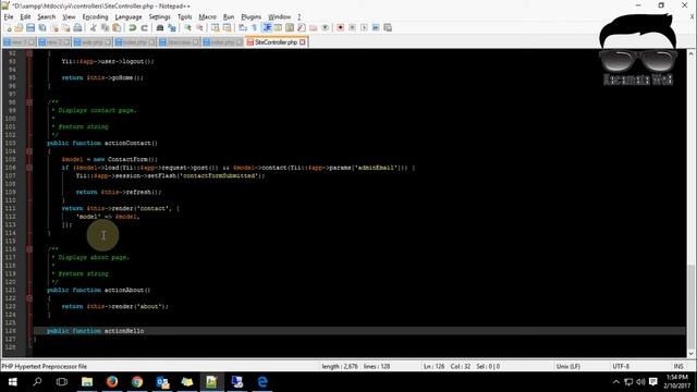 9. Menampilkan Hello Yii Dengan View Dan Controller #2 смотреть онлайн