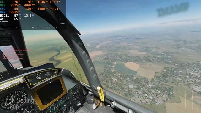 DCS World || GTX 1070 8GB + I5 9400F || Gameplay FPS Test смотреть онлайн