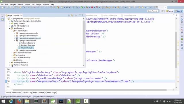 INTEGRACION SPRING FRAMEWORK MYBATIS смотреть онлайн